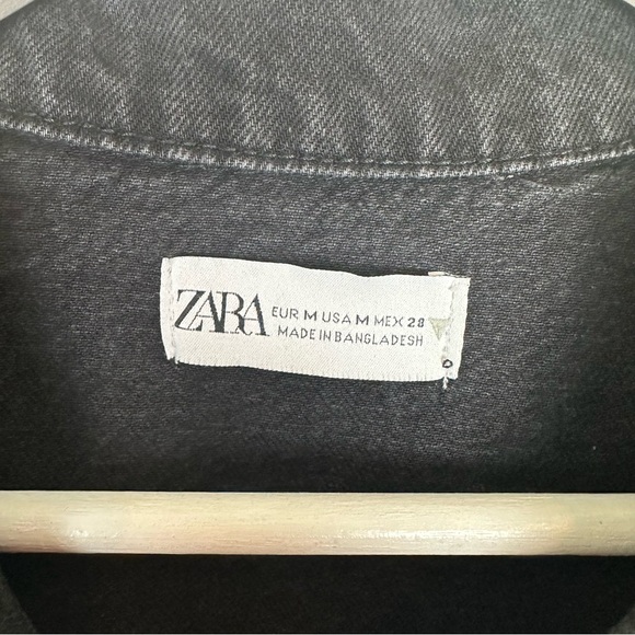 Zara Black Denim Romper - Picture 6 of 13